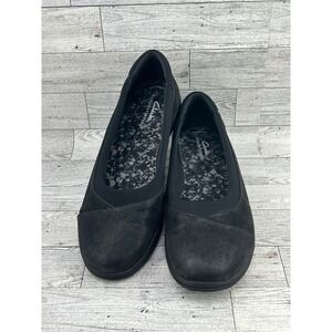 Clarks Cloudsteppers Women's Ballet‎ Flats Black Comfort Dress Shoes